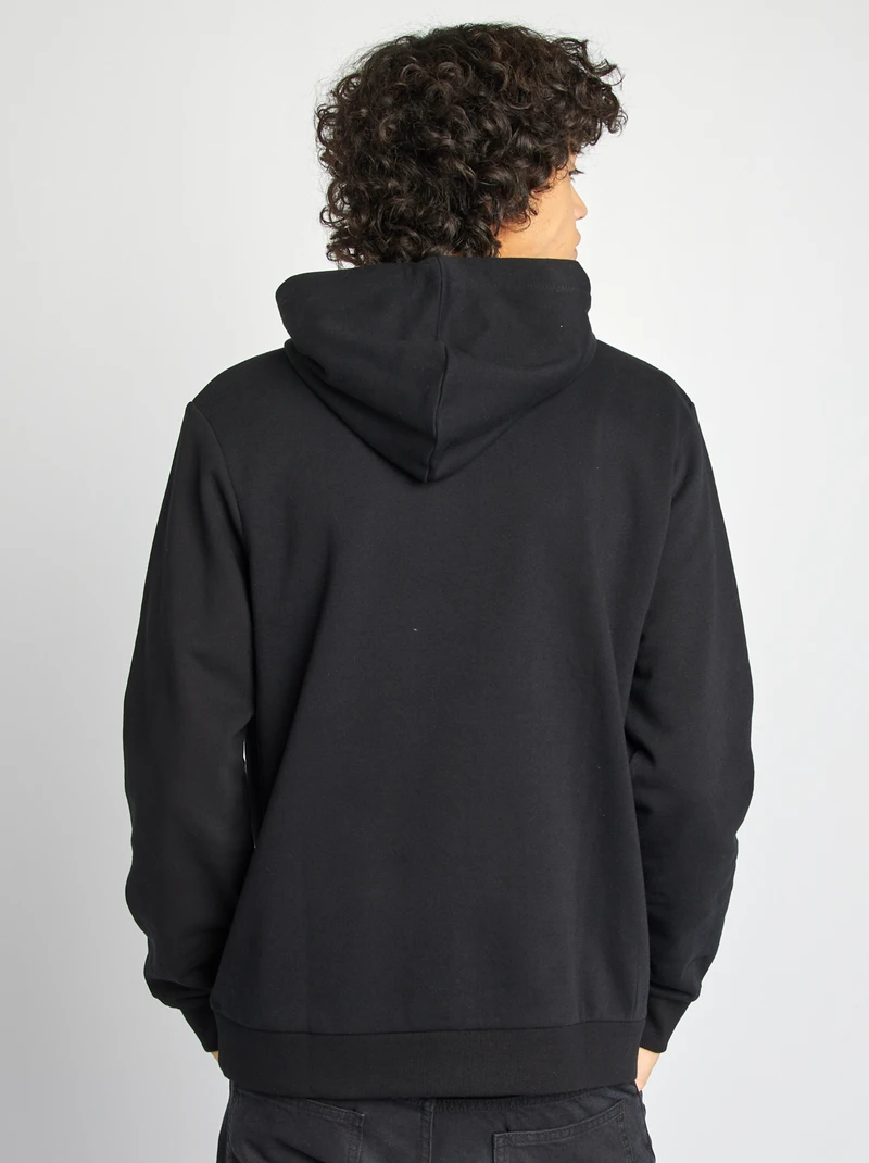 printed hooded sweatshirt